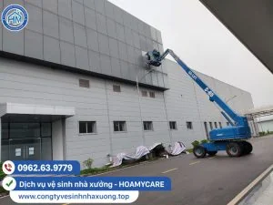Dịch vụ vệ sinh nhà xưởng HOAMYCARE