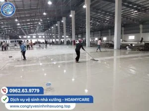 Vệ sinh nhà xưởng, nhà kho thường xuyên
